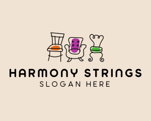 Furniture Chair Seats logo design