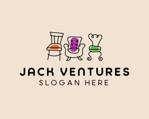 Furniture Chair Seats logo design