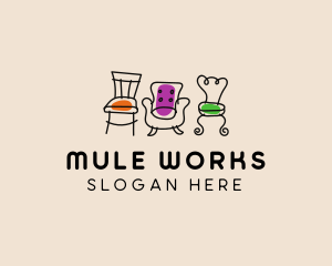 Furniture Chair Seats logo design