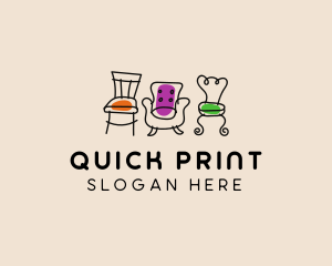 Furniture Chair Seats logo design