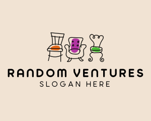 Furniture Chair Seats logo design