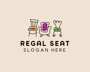 Furniture Chair Seats logo design