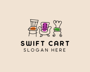 Furniture Chair Seats logo design