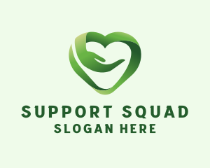 Help - Care Heart Support logo design