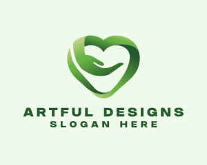 Care Heart Support logo design