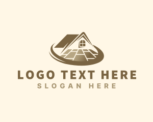 Pattern - Brick Floor Renovation logo design