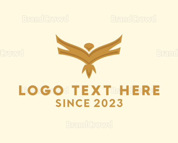 Elegant Flying Bird Logo