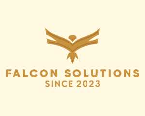 Elegant Flying Bird  logo design