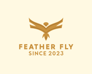 Elegant Flying Bird  logo design