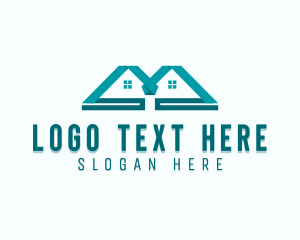 House - Roofing Home Maintenance logo design