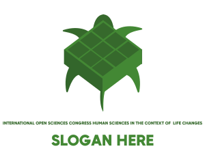 Tile - Green Turtle Cube logo design
