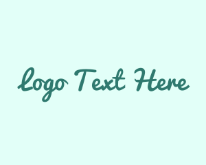 Wordpress - Minimalist Script Business logo design
