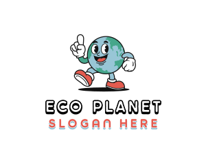 Planet Globe Earth logo design