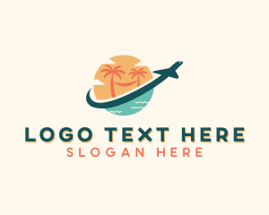 Tourist - Holiday Beach Travel logo design
