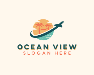 Holiday Beach Travel logo design