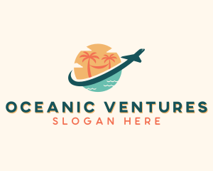 Holiday Beach Travel logo design