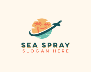 Holiday Beach Travel logo design