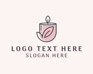 Candlelight - Candle Home Decoration logo design