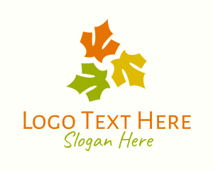 Multicolor Autumn Leaves  Logo