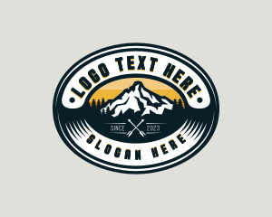 Hunting - Forest Mountain Travel logo design