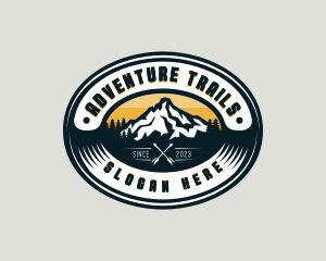 Forest Mountain Travel logo design