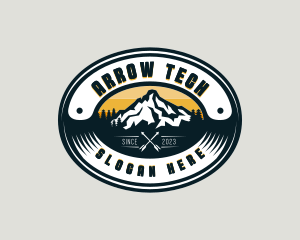 Forest Mountain Travel logo design