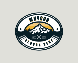 Arrow - Forest Mountain Travel logo design