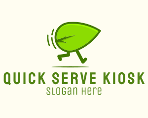 Green Leaf Running logo design