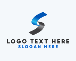 Gray - Generic Digital Letter S Brand logo design