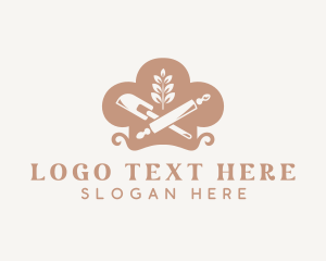 Rolling Pin - Pastry Chef Baker logo design