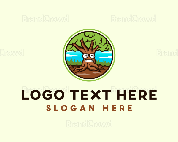 Eco Glasses Tree Logo