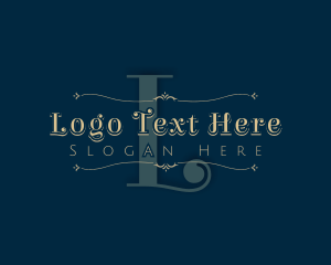 Letter - Luxurious Fashion Ornate Decoration logo design