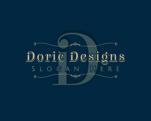 Luxurious Fashion Ornate Decoration logo design