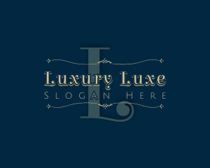 Luxurious Fashion Ornate Decoration logo design