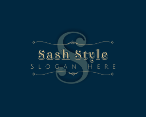 Luxurious Fashion Ornate Decoration logo design