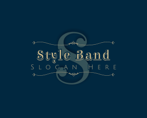 Luxurious Fashion Ornate Decoration logo design