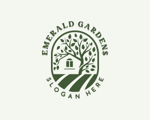 Tree Garden Farm logo design