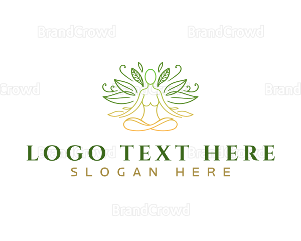 Meditation Yoga Nature Logo