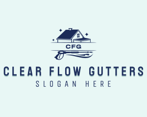 Gutter - Gutter Pressure Washer logo design