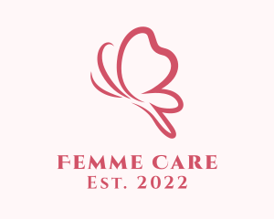 Beauty Butterfly Skin Care logo design