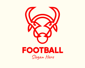 Red Horn Bull Logo