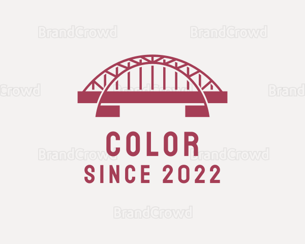 Industrial Construction Bridge Logo