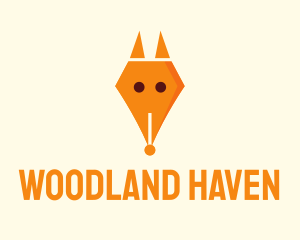 Woodland - Fox Pen Publisher logo design