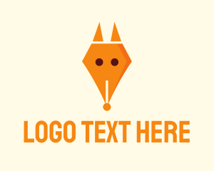 Publisher - Fox Pen Publisher logo design