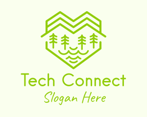 Heart Forest Mountain  Logo