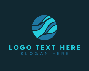 Startup - Professional Digital Wave logo design