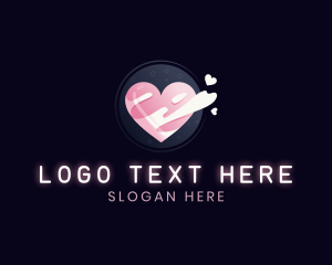 Lovely Adorable Heart logo design