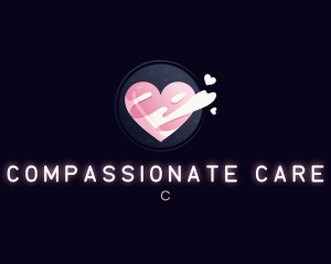 Caring - Lovely Adorable Heart logo design