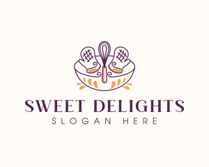 Treats - Culinary Whisk Pastry logo design