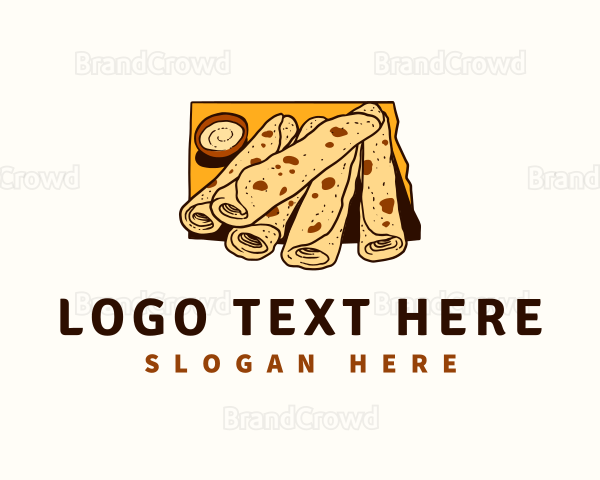 North Dakota Lefse Food Logo